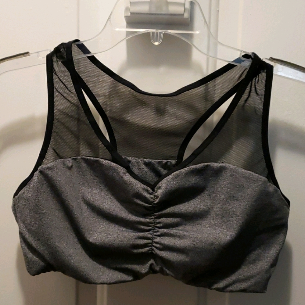 Mesh sports bra